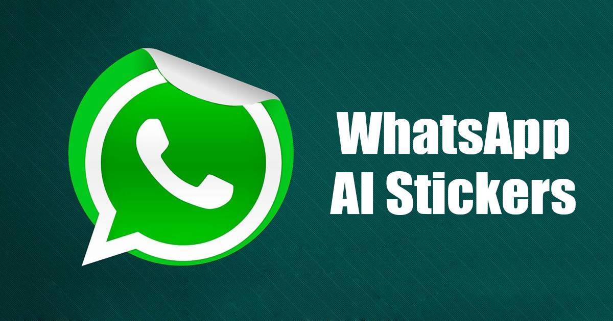 Πώς να δημιουργήσετε αυτοκόλλητα AI στο WhatsApp