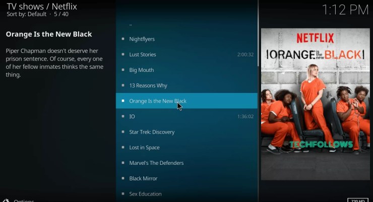 Τώρα επιλέξτε οποιαδήποτε εκπομπή στο Netflix και κάντε ροή από το Kodi σας.