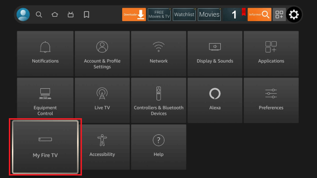 Κάντε κλικ στο My Fire TV