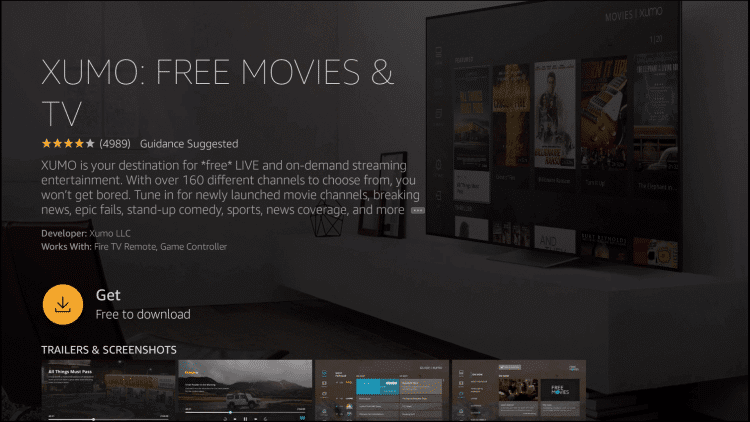 Εγκαταστήστε το Xumo στο Firestick