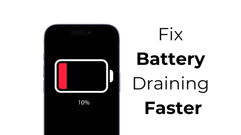 Fix Battery Draining Faster